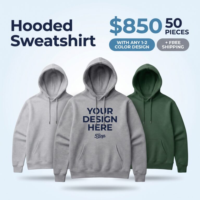 50 Hoodies for $850